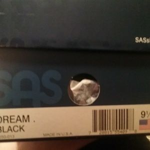 SAS SHOES "DREAM" BLACK SLIPONLOAFERS SIZE 9.5 med